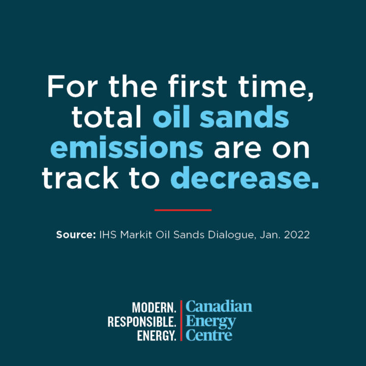 GRAPHIC: Oil sands emissions on track to decrease