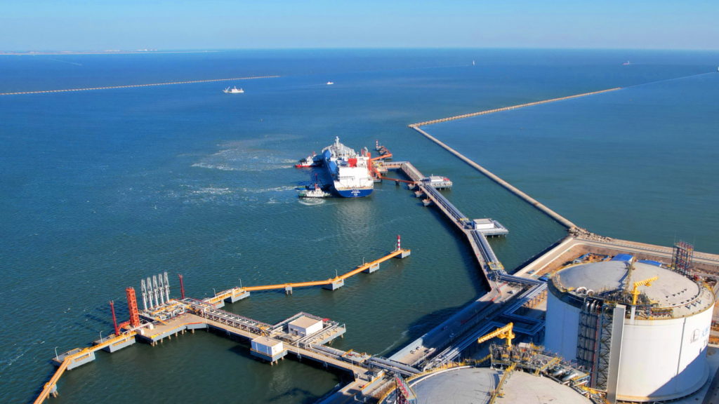 China's First TwoBerth LNG Terminal Put Into Operation In Tianjin