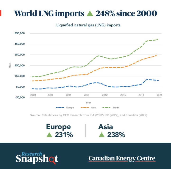 GRAPHIC: World LNG imports up 248% since 2000