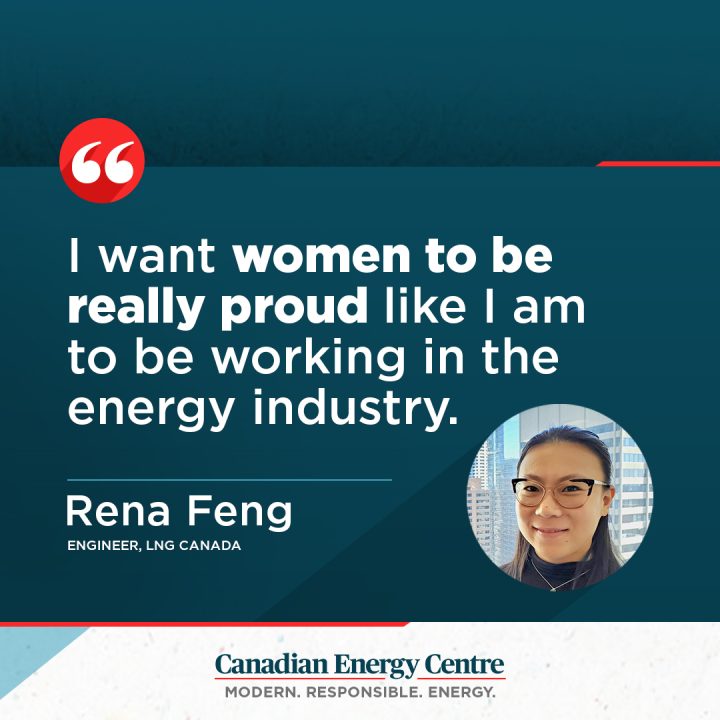 GRAPHIC: “I want women to be really proud like I am to be working in the energy industry”