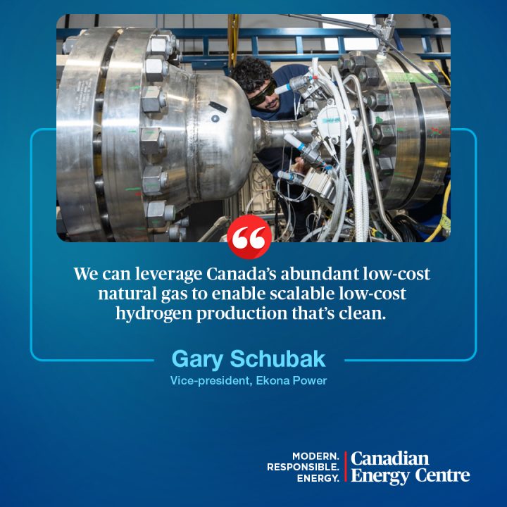 GRAPHIC: “We can leverage Canada’s abundant low-cost natural gas to enable scalable low-cost hydrogen production that’s clean”
