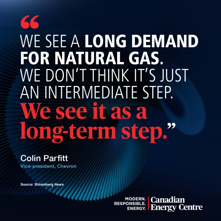GRAPHIC: “We see a long demand for natural gas. We don’t think it’s just an intermediate step. We see it as a long-term step.”