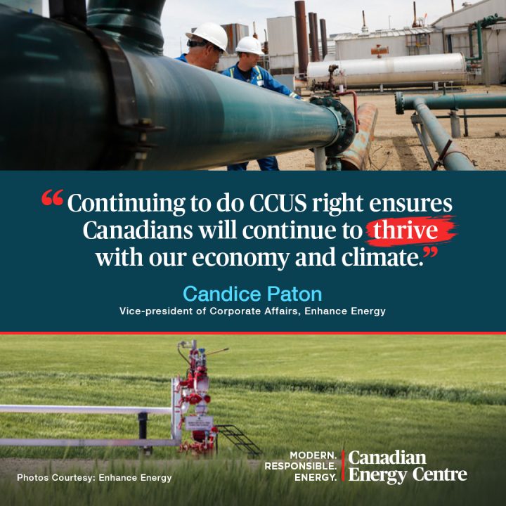 GRAPHIC: “Continuing to do CCUS right ensures Canadians will continue to thrive with our economy and climate”