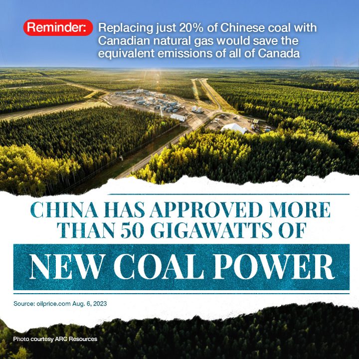 GRAPHIC: Replacing just 20% of Chinese coal with Canadian natural gas would save the equivalent of all of Canada