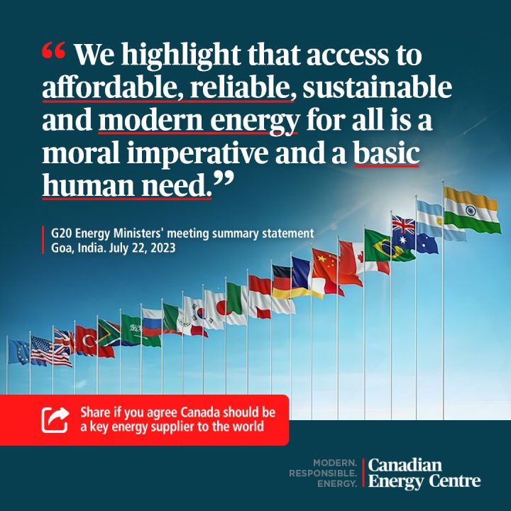 GRAPHIC: “We highlight that access to affordable, reliable, sustainable and modern energy for all is a moral imperative and a basic human need”