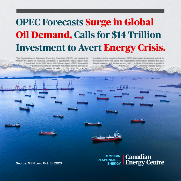 GRAPHIC: OPEC forecasts surge in global oil demand