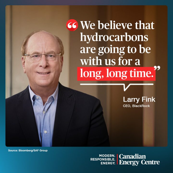 GRAPHIC: “We believe that hydrocarbons are going to be with us for a long, long time”