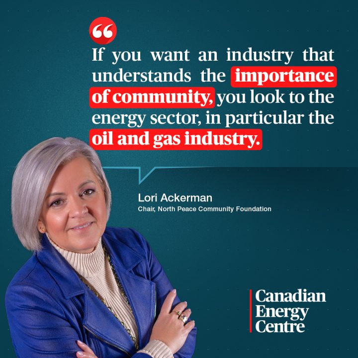 GRAPHIC: “If you want an industry that understands the importance of community, you look to the energy sector, in particular the oil and gas industry.”