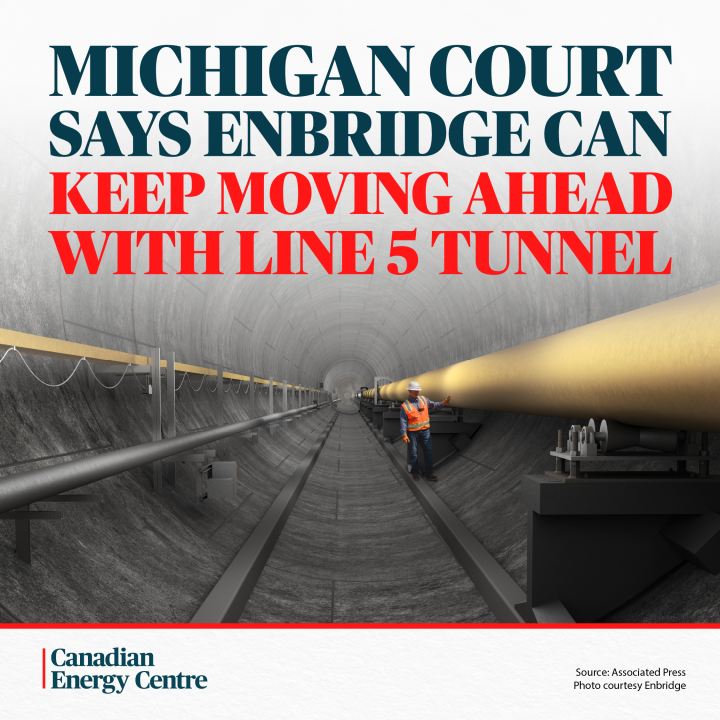 GRAPHIC: The Enbridge Line 5 tunnel project will protect energy security for Ontario and Quebec.