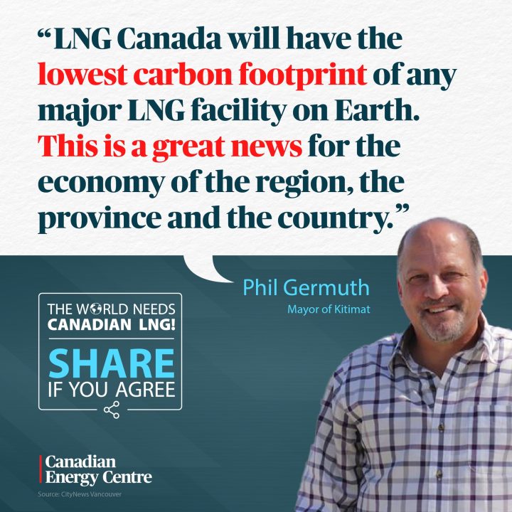 GRAPHIC: “LNG Canada will have the lowest carbon footprint of any major LNG facility on Earth.”