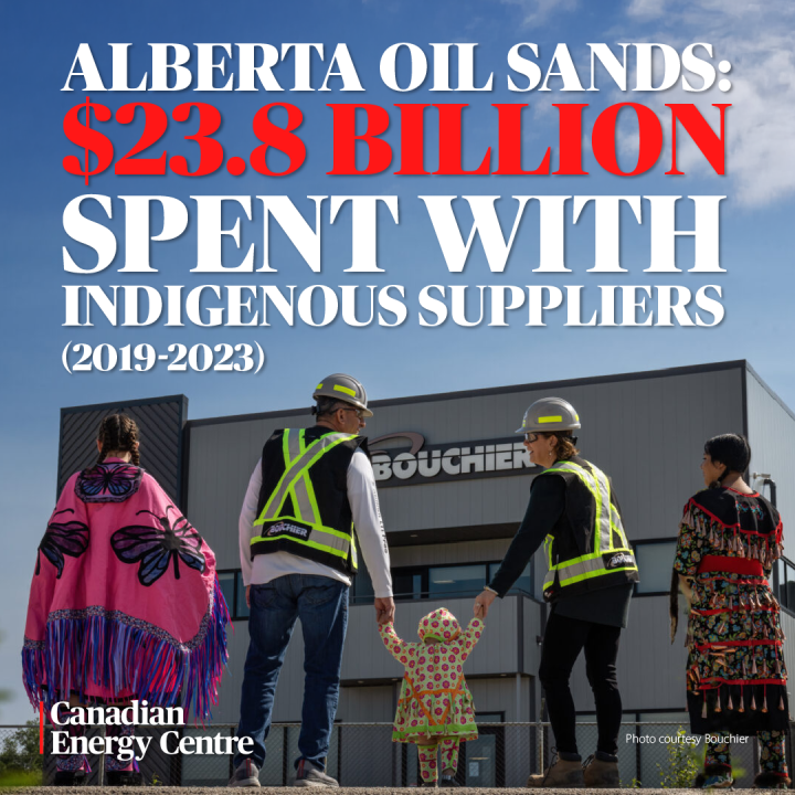 GRAPHIC: Alberta oil sands: $23 billion spent with Indigenous suppliers (2019-2023)